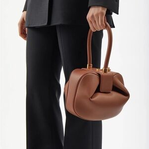 Gabriel Hearst Nina Bag in Cognac Nappa Leather